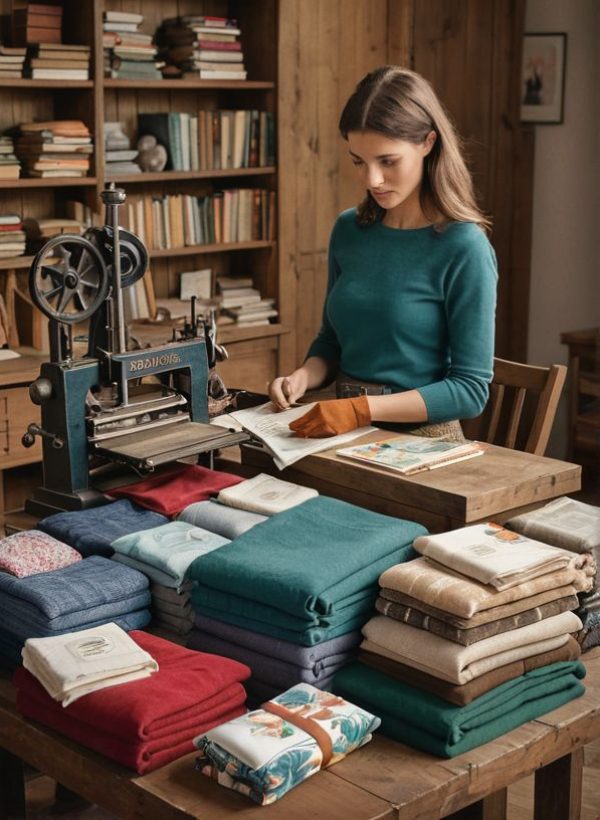 long office hallway tunnel view with gall doors on the sides